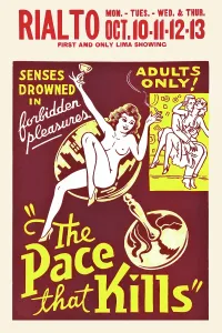Arc0010031 Prints: Movie Poster For The Pace That Kills