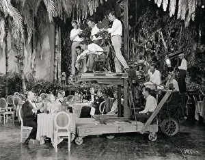 Movie Scene Being Shot from Camera Truck
