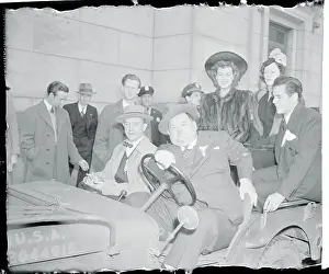 Prints of (Original Caption). The star spangled special arrived in Washington from California with four million dollars worth of movie talent Timeless Comedy Icons: Classic Moments from the Legendary Duo: Movie Stars Arriving for a Show