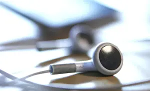 Electronic Prints: MP3 player, headphones