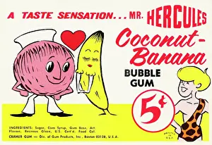Hercules Prints: Mr. Hercules Coconut-Banana
