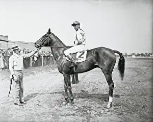 Mr. Khayyam Posing with Jockey