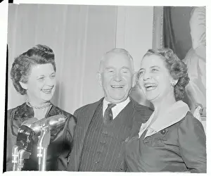 Mr. and Mrs. Alben Barkley Laughing