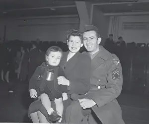 Parenthood Prints: Mr. and Mrs. Arnold Parkinson with Son