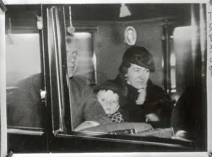 Liverpool Prints: Mr. and Mrs. Charles A. Lindbergh Sitting Together