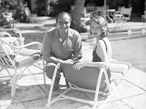 Pool Prints: Mr. and Mrs. Douglas Fairbanks