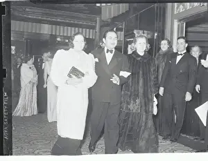 Edward G Prints: Mr. and Mrs. Edward G. Robinson at Club Opening