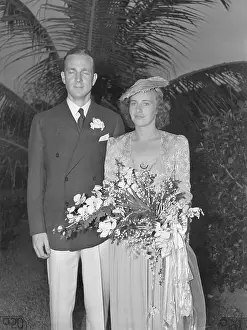 Groom Prints: Mr. and Mrs. Firman Desloge Married