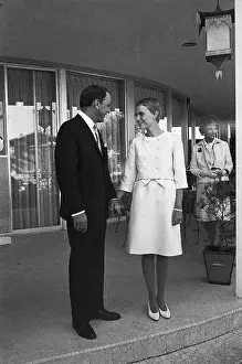 Double Breasted Prints: Mr. and Mrs. Frank Sinatra Holding Hands
