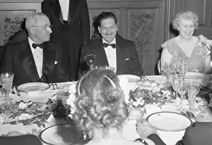 Mr. and Mrs. Harry Truman with Miguel Aleman