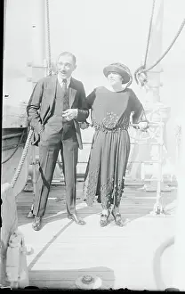 Mr. and Mrs. J.C. Hormel on Boat