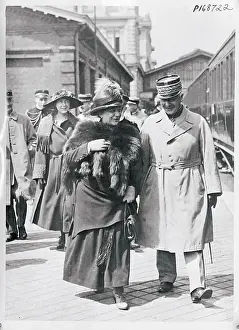 Mr. and Mrs. Joffre in Calais