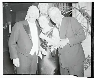 Mr. and Mrs. John Garner With Will Rogers at Roosevelt Dinner