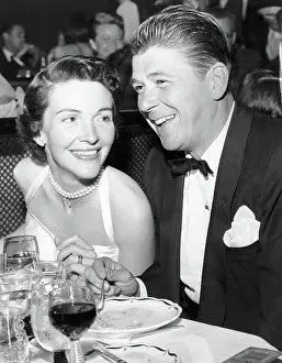 Dining Prints: Mr. and Mrs. Reagan at Coconut Grove