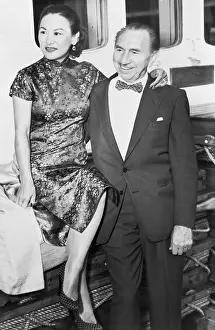 Mr. and Mrs. Rudolf Friml Posing Aboard Liner