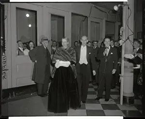Mr. and Mrs. Rudolph Bing in Formal Attire with Others