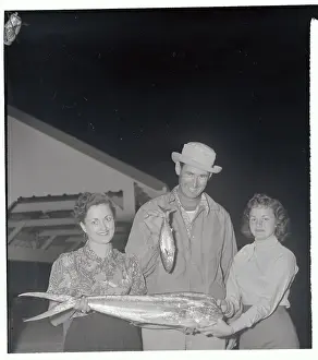 Mr. and Mrs. Ted Williams with Fishing Professional