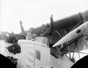Mr. SIkorsky and Captain Fonck with S35 Plane