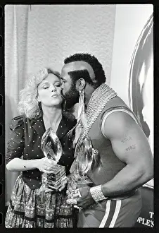 Mr. T Kissing Madeline Kahn