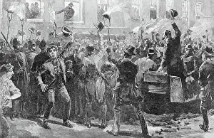 Speech Prints: Mr. W. O'Brien, M.P. Addressing the Midnight Meeting at Woodford Engraving
