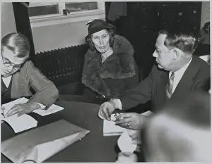 Mrs. Charles Jones Testifying