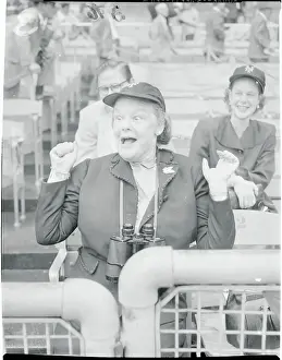 Mrs. Charles Payson Cheering