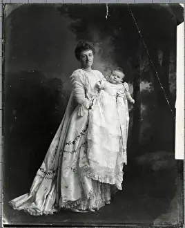 Capitalist Prints: Mrs. Cornelius Vanberbilt And Son Jr