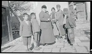 Mrs. Cushman with Orphans