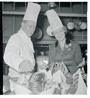 Mrs. Deitemeyer Cooking a Meal