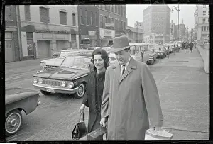 Chattanooga Prints: Mrs Edward Partin Before Testifying at Hoffa Trial