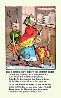 Dishes Prints: Mrs. G Determines to Borrow