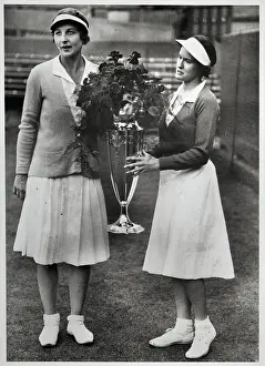 Wimbledon Prints: Mrs. H.W. Moody & Sarah Palfrey