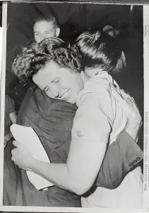 Jefferson Prints: Mrs. James Foster Crying and Embracing Her Husband