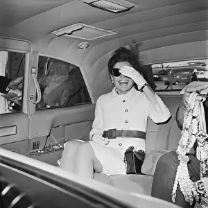 Mrs. John F. Kennedy Arriving in Rome