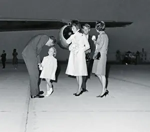 Mrs. Kennedy and Caroline Kennedy