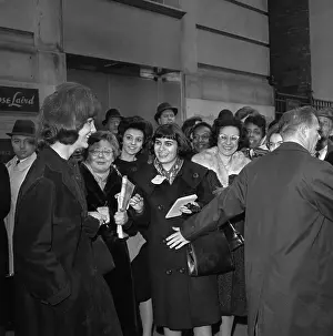 Mrs. Kennedy Receiving Warm Welcome