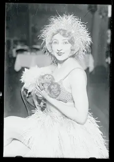 Mrs. Park Benjamin Holding Monkeys