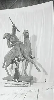 Exaggeration Prints: Mrs. Payne Whitney Inspecting Schulpture