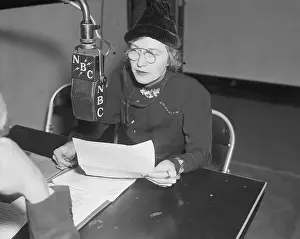 Interview Prints: Mrs. Stella In A Radio Interview