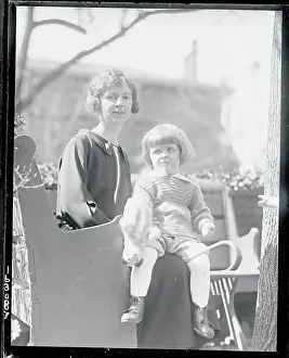 Mrs Theodore Roosevelt Jr and Son Quentin
