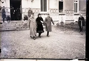 Guard Prints: Mrs. Wilson Walking with Guards