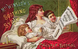 Motherhood Prints: Mrs. Winslow's Soothing Syrup Trade Card
