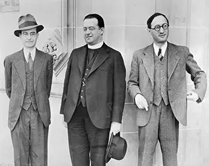 Notre Dame Prints: Ms Vallarta with George LeMaitre and Eugene Guth