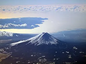 Mt, Fuji in winter, World heritage