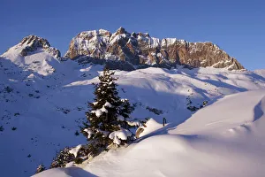 Magic Wand Gallery: Mt Rote Wand, Lechquellengebirge, Lechquellen range, Vorarlberg, Austria, Europe