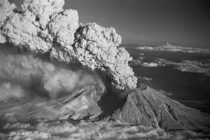 Steam Prints: Mt. St. Helens Erupting