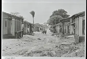 Bolivia Prints: Muddy Street in Bolivian Town