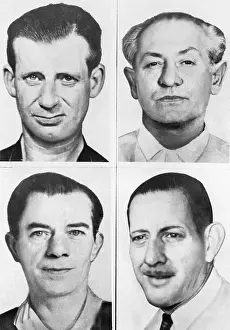 Criminal Prints: Mug Shots of FBI's Most Wanted List