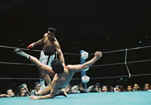 Huty32817 Prints: Muhammad Ali And Antonio Inoki