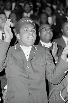 Skullcap Prints: Muhammad Ali at Black Muslim Convention